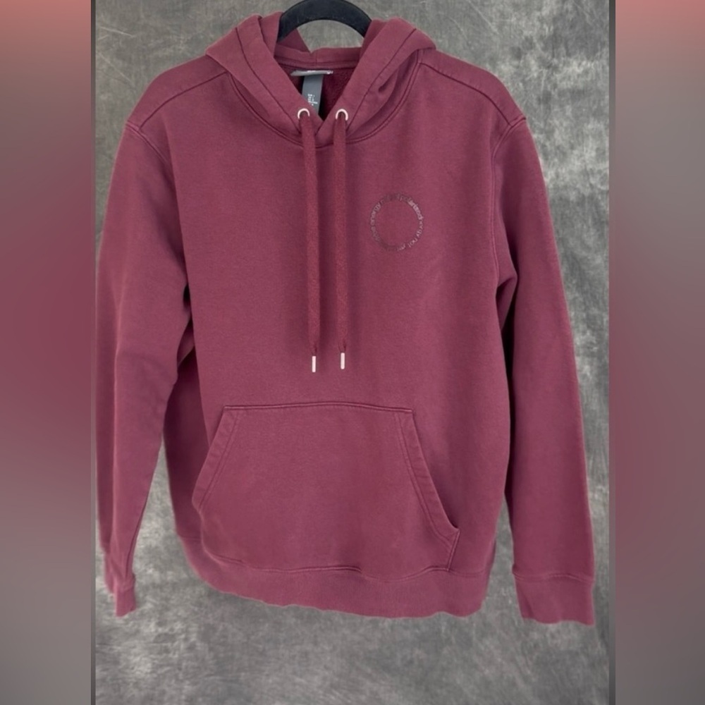 H&M Burgundy Pullover Hoodie | Men’s L | Regular Fit